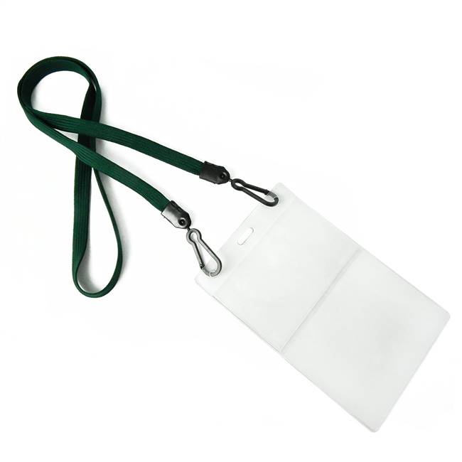  Hunter Green Double Hook Lanyard 