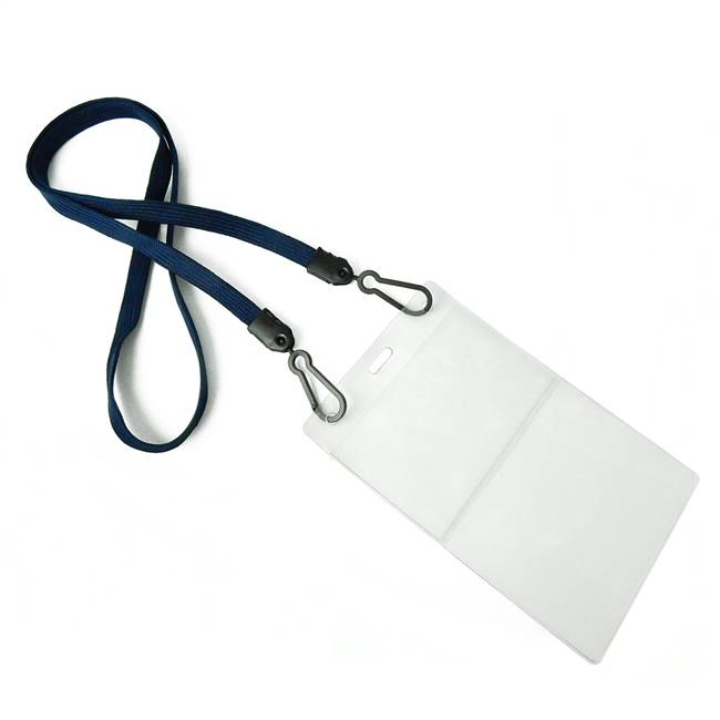  Navy Blue Double Hook Lanyard 