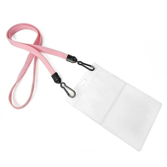  Pink Double Hook Lanyard 