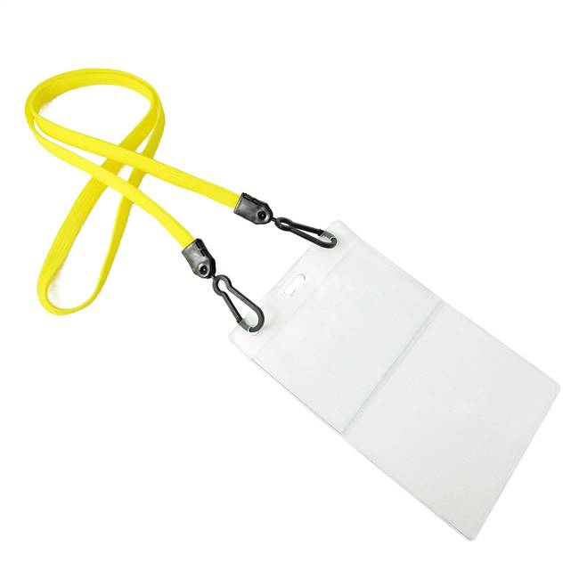  Yellow Double Hook Lanyard 