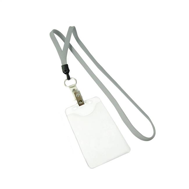  Gray Key Ring Lanyard 