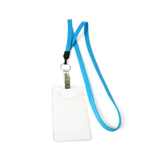  Light Blue Key Ring Lanyard