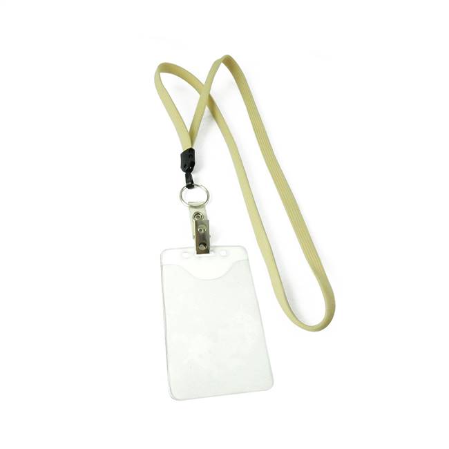  Light Gold Key Ring Lanyard 