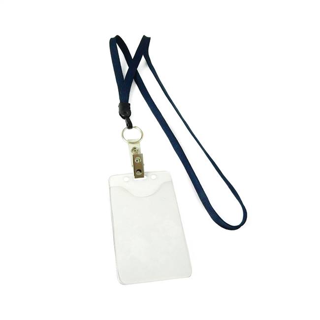  Navy Blue Key Ring Lanyard 