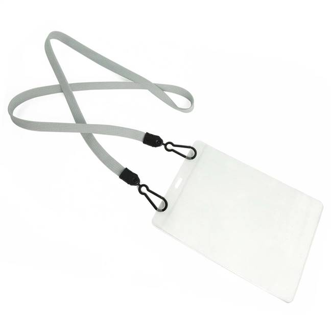  Gray Double Hook Lanyard 