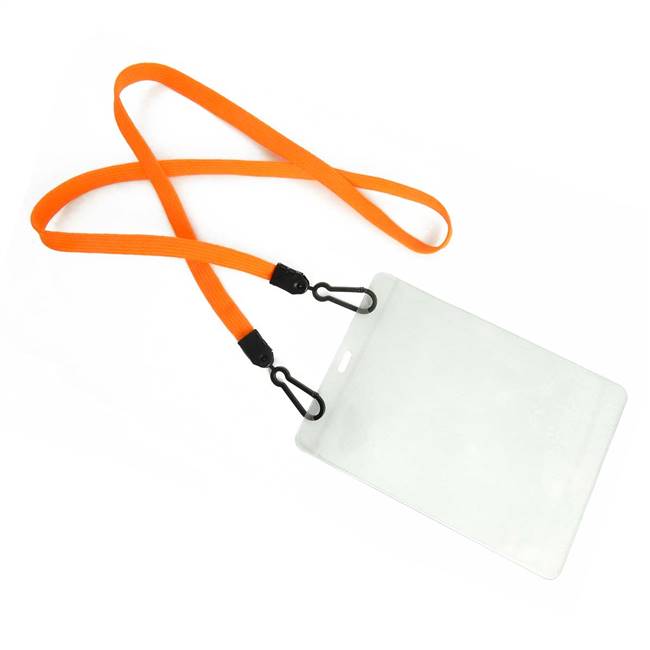  Orange Double Hook Lanyard 