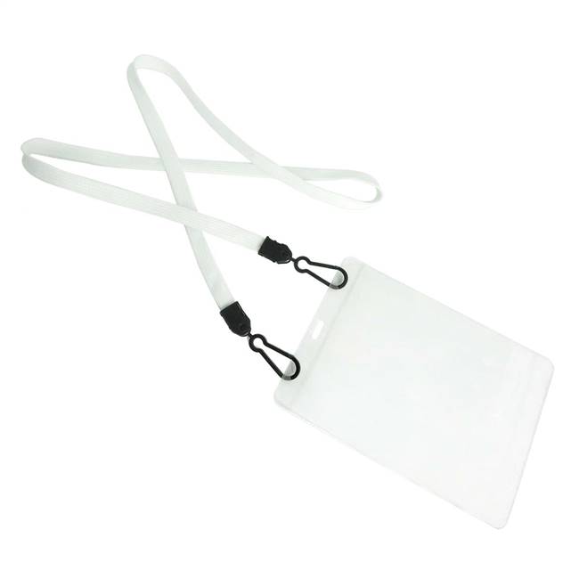  White Double Hook Lanyard 
