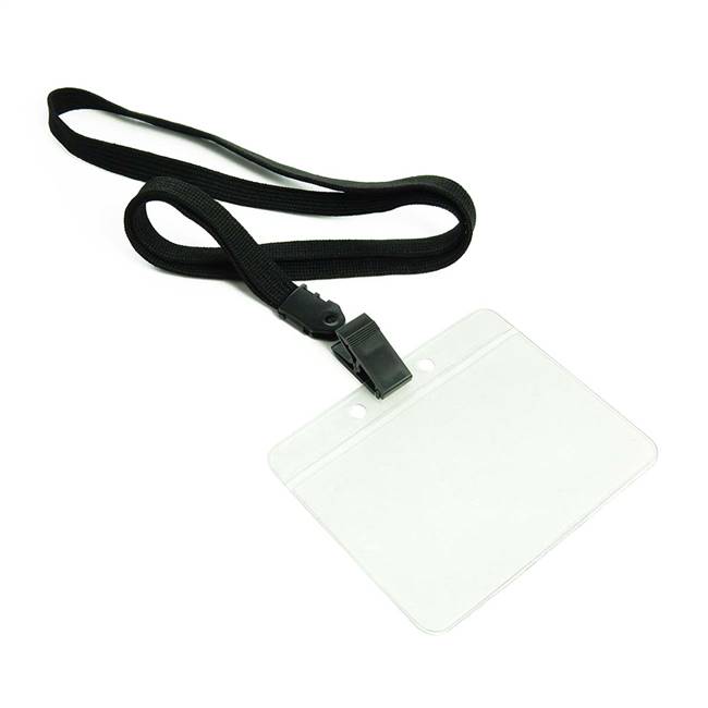  Black Id Lanyard 