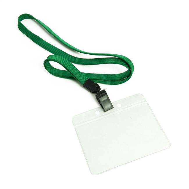  Green Id Lanyard 