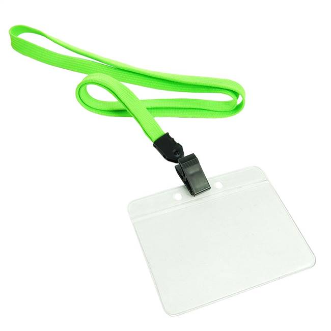  Lime Green Id Lanyard 