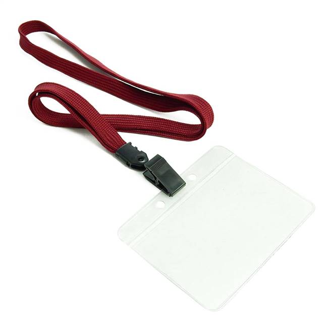  Maroon Id Lanyard 