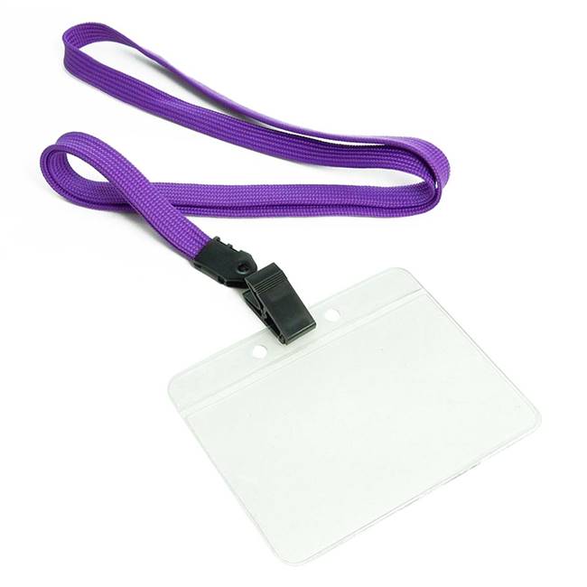  Purple Id Lanyard 