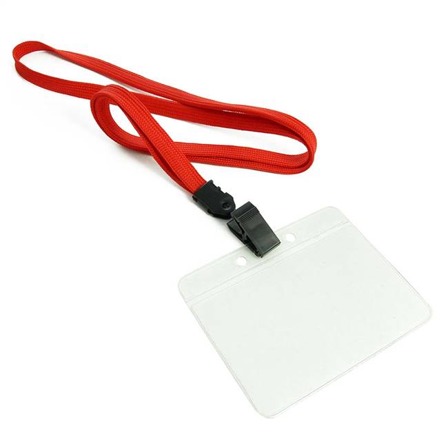  Red Id Lanyard 