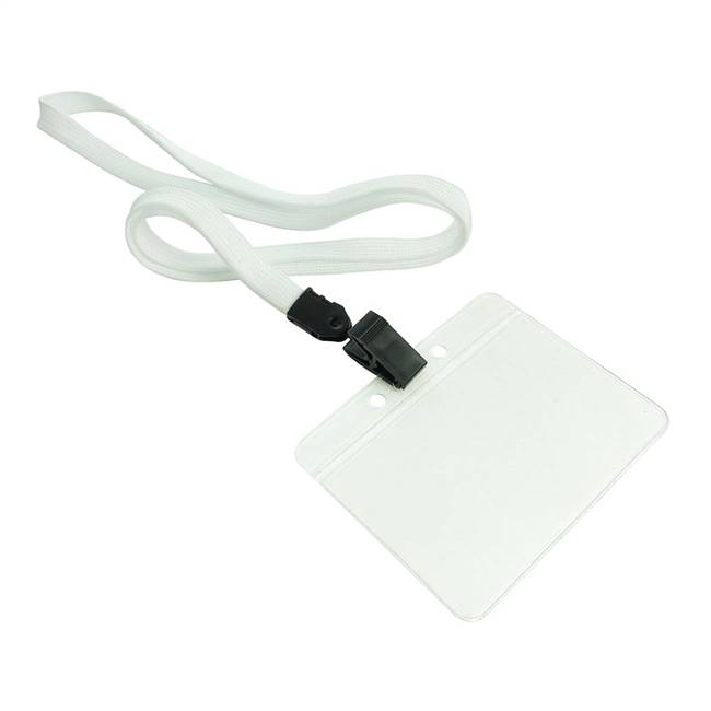  White Id Lanyard 
