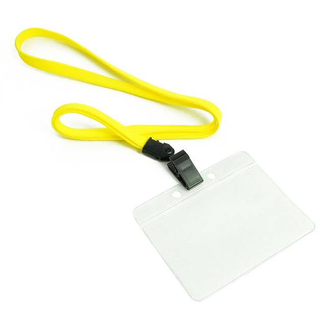  Yellow Id Lanyard 