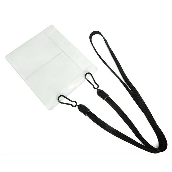  Black Double Hook Lanyard 