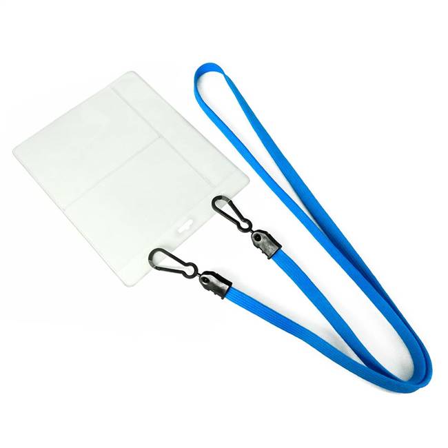  Blue Double Hook Lanyard