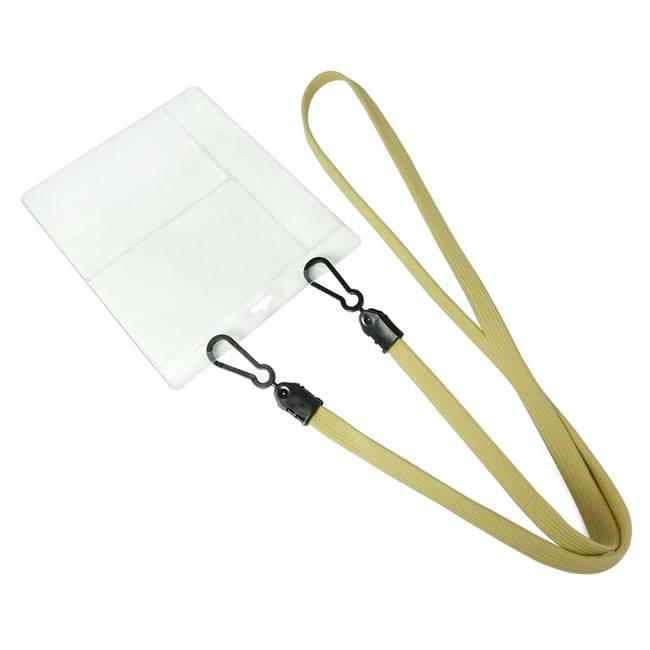  Light Gold Double Hook Lanyard 