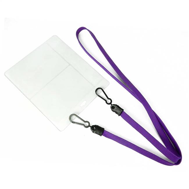  Purple Double Hook Lanyard 