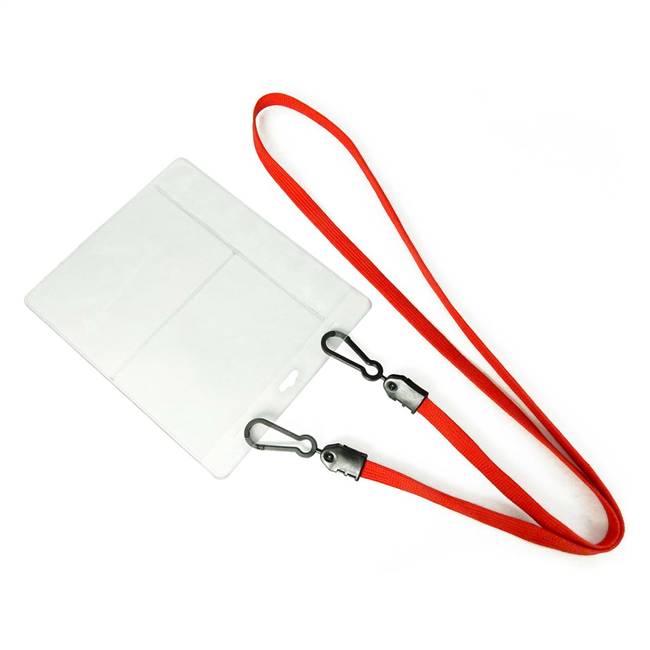 Red Double Hook Lanyard 