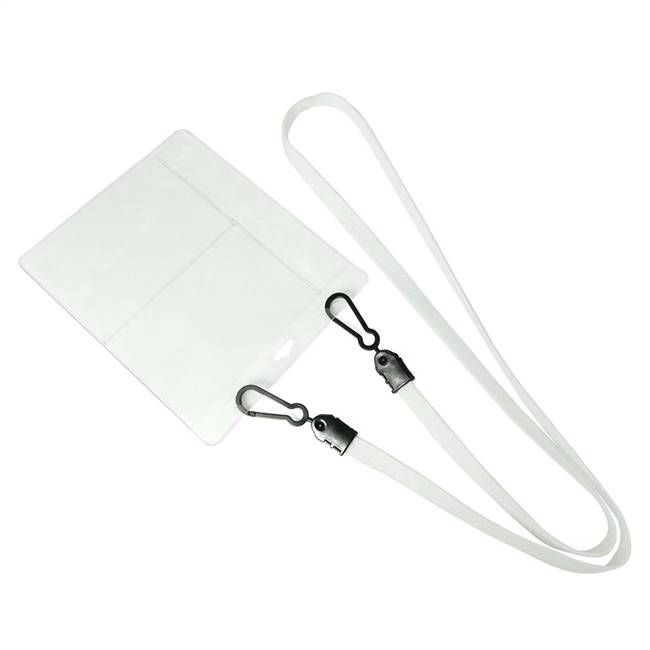  White Double Hook Lanyard 