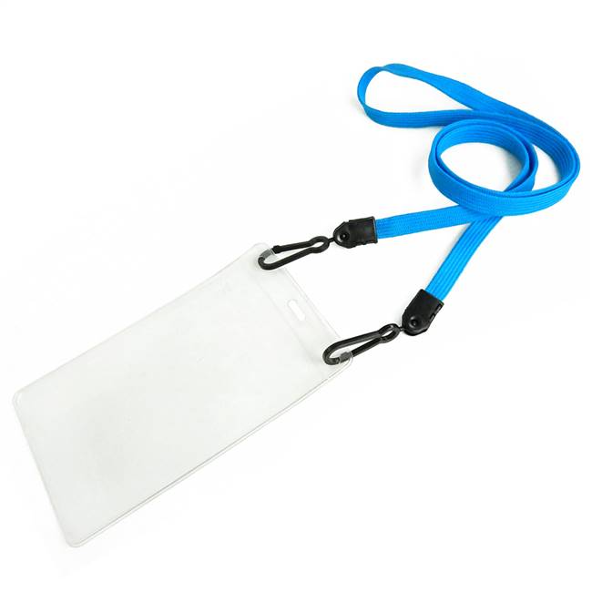  Blue Double Hook Lanyard