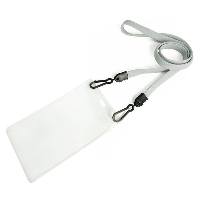  Gray Double Hook Lanyard 