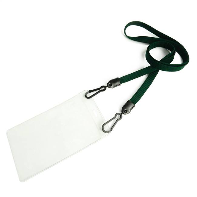  Hunter Green Double Hook Lanyard 