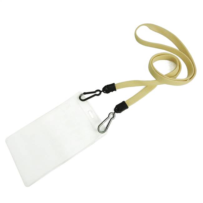  Light Gold Double Hook Lanyard 