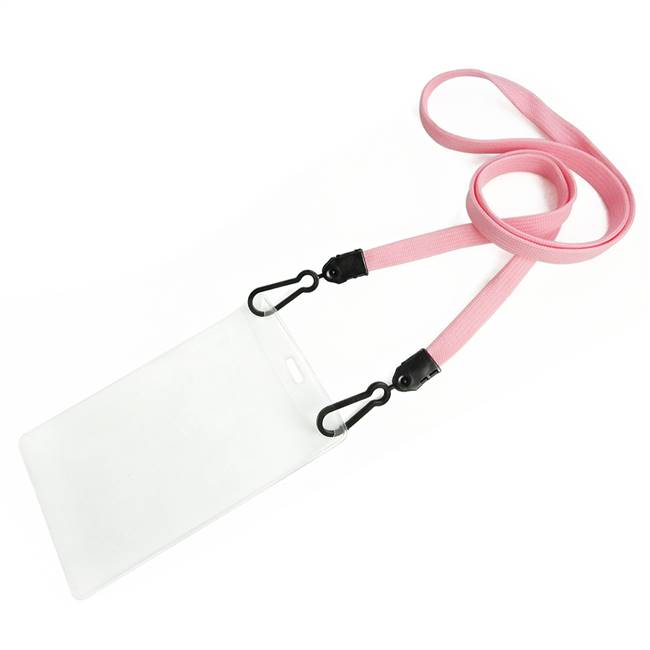  Pink Double Hook Lanyard 