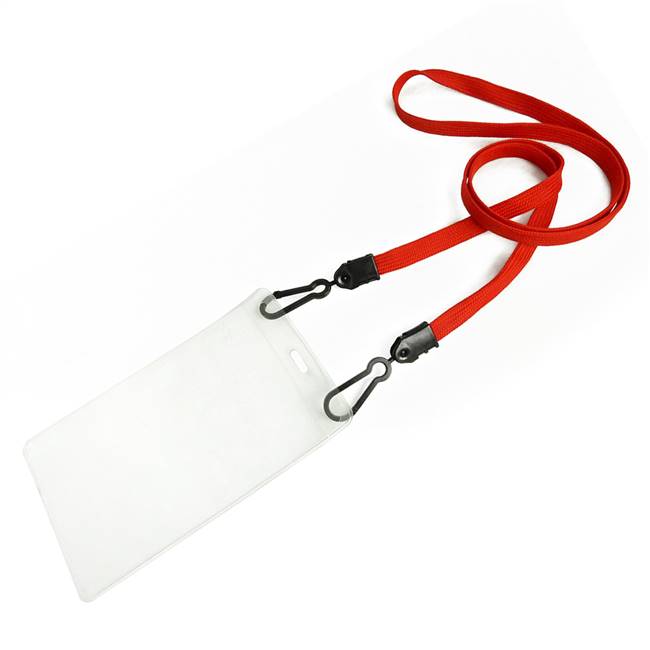 Red Double Hook Lanyard 