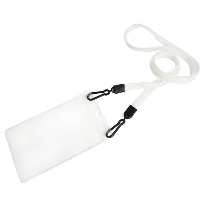  White Double Hook Lanyard 