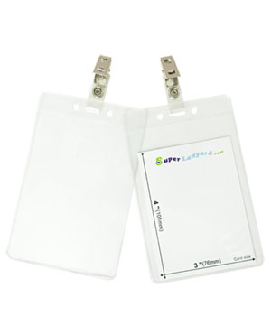  Name badge holder with a ID strap clip-HVB020J 
