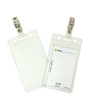 Name tag holder with a ID strap clip-HVB065J 