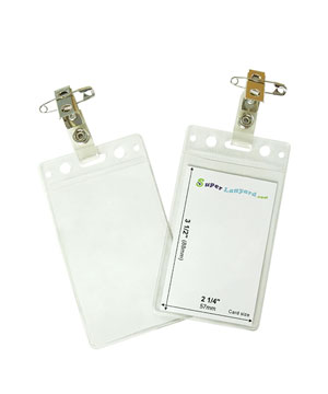  Name tag holder with a ID strap pin clip-HVB065T 