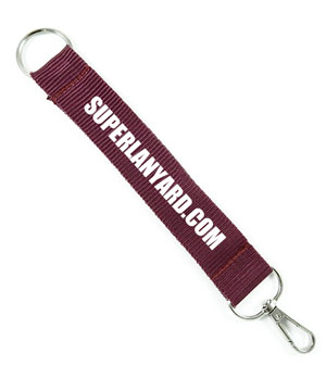  1 inch Custom keychains attached push gate snap badge hook and split ring-custom screen printing 