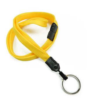  3/8 inch Dandelion key lanyards attached safety breakaway and key ringblankLNB320BDDL 