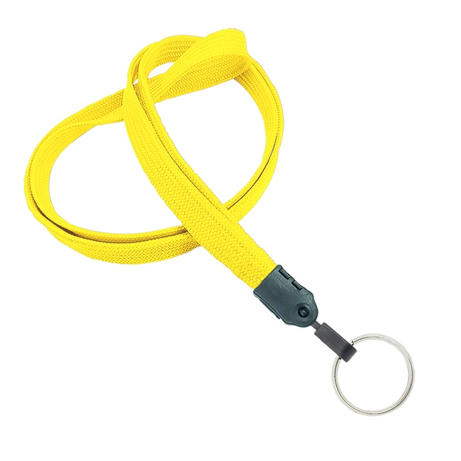  3/8 inch Dandelion key lanyard with a metal key ringblankLNB320NDDL 