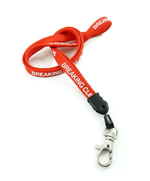  3/8 inch Custom printed lanyards with a lobster clasp hook-Screen Printing-LNP0309N 