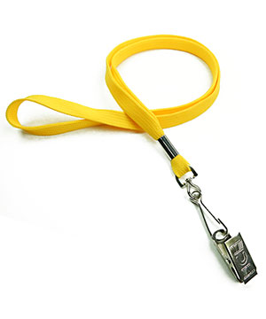  3/8 inch Dandelion plain lanyard with swivel j hook and metal clipblankLRB329NDDL 