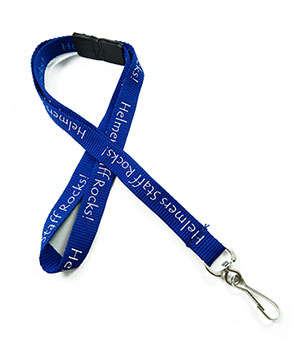  5/8 inch Custom Lanyards with swivel hook and safety breakaway-Screen Printing-LRP0503B 