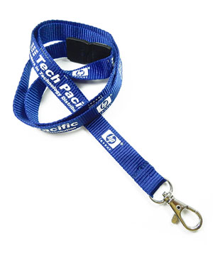  5/8 inch Personalized Breakaway Lanyard with a lobster clasp hook-Screen Printing-LRP0506B 