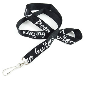  3/4 inch Customized Hook Lanyard with a swivel hook-Screen Printing-LRP0603N 