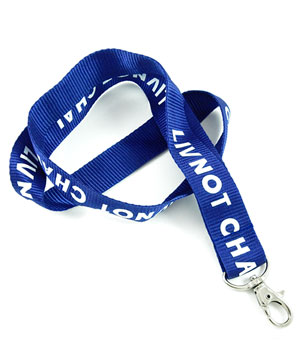  1 inch Personalized Id Lanyards with lobster clasp hook-Screen Printing-LRP0806N 