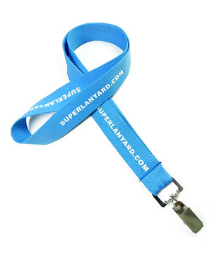  1 inch Personalized Id Lanyards with metal swivel clip-Screen Printing-LRP080AN 