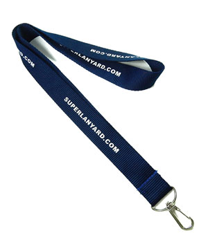  1 inch Custom Made Lanyards with wire gate snap hook-Screen Printing-LRP0810N 